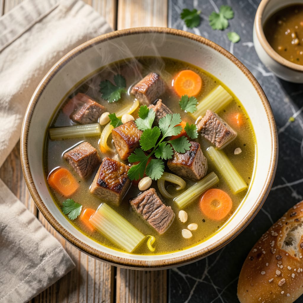 Complete old fashioned vegetable beef soup recipe pioneer woman overview image
