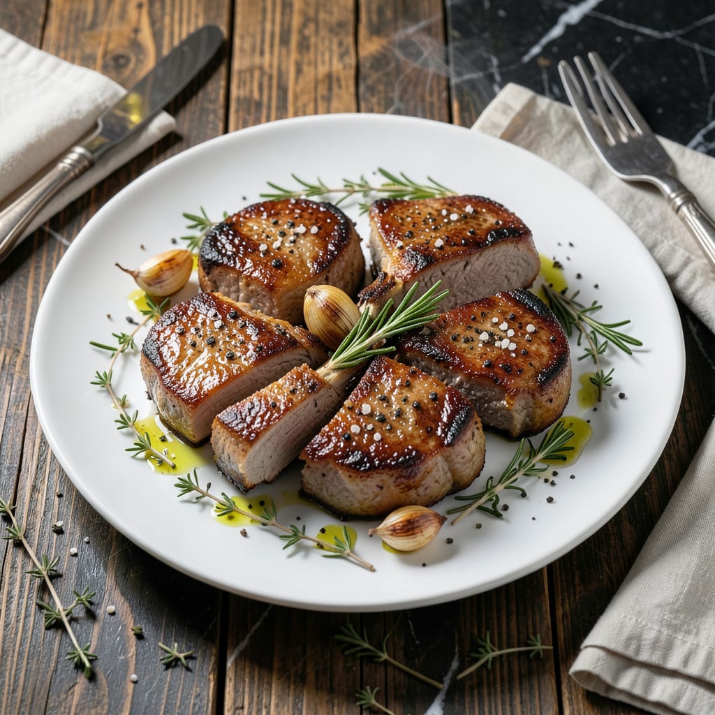 Complete omaha steaks pork chop recipe overview image
