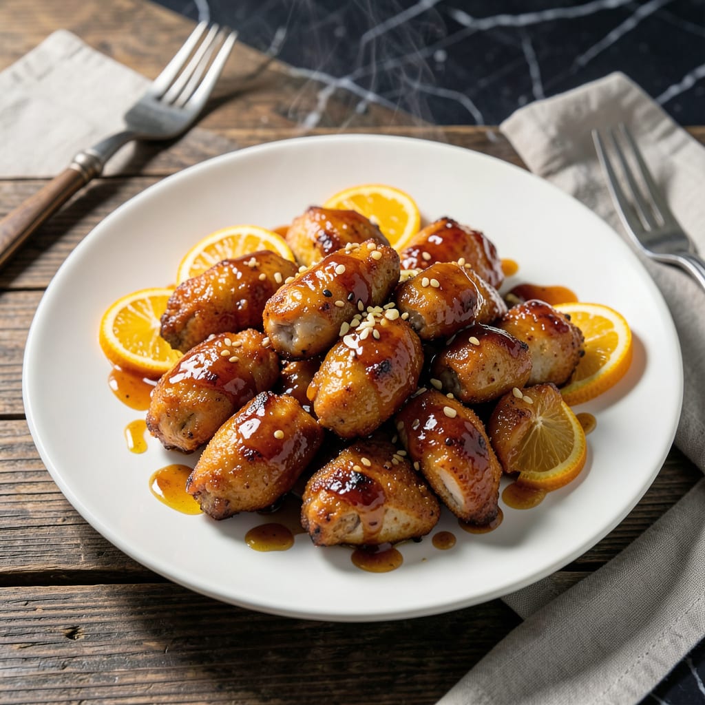Comprehensive Orange Chicken Recipe With Orange Marmalade and BBQ Sauce: Sweet and Smoky Glaze for Easy Weeknights visual reference