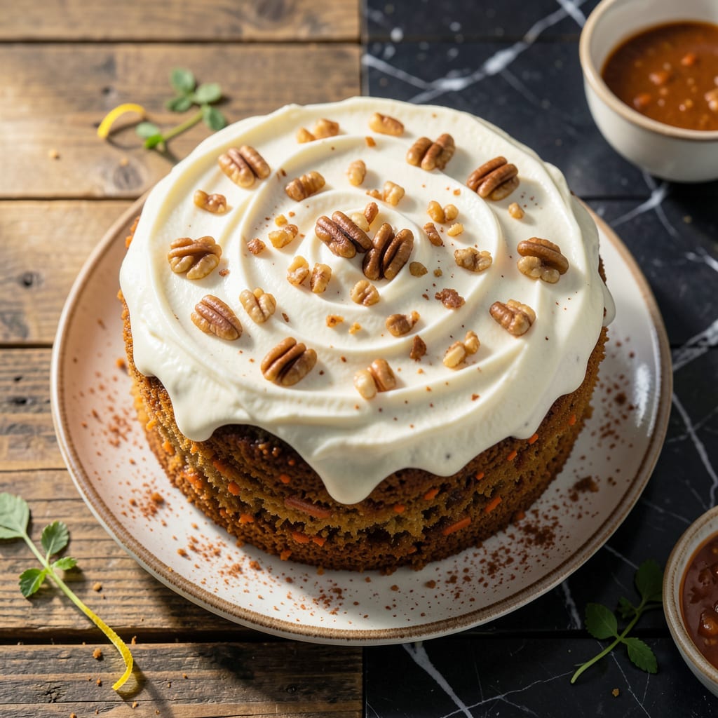 Complete Oregon Farms Carrot Cake Recipe: Moist Layers With Cream Cheese Swirls overview image