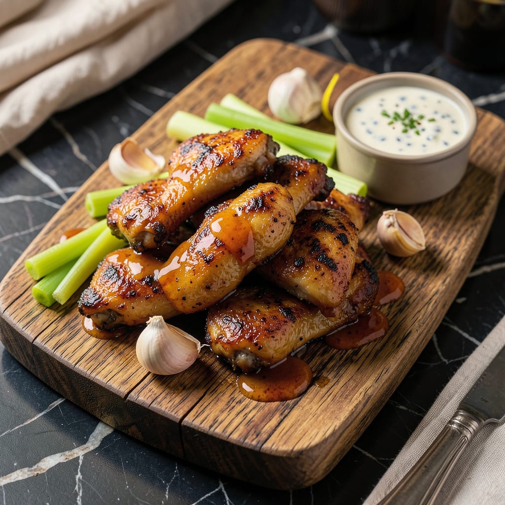 Complete Outback Kookaburra Wings Recipe: Crispy Buffalo Glaze With Ranch Dip overview image