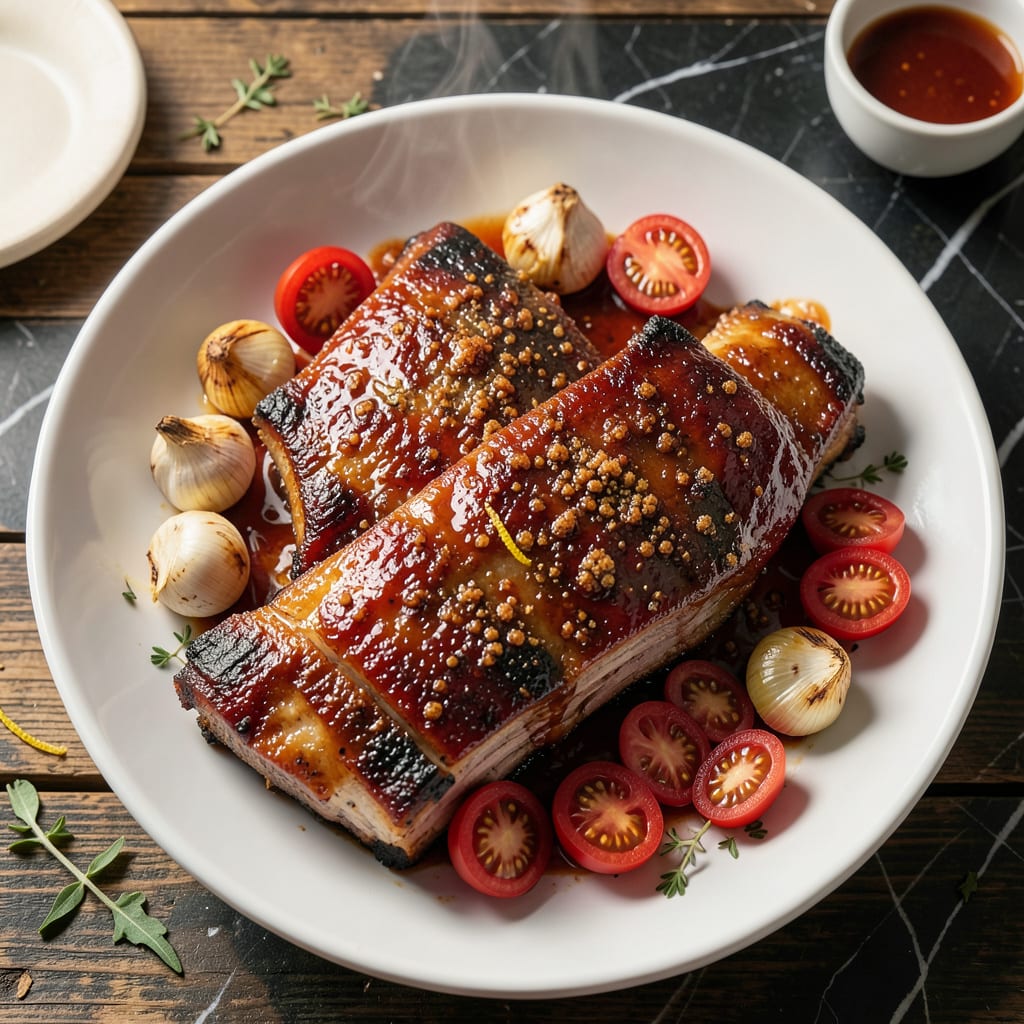 Complete Oven Baked Ribs Recipe In Foil: Tender Meat With Minimal Mess overview image