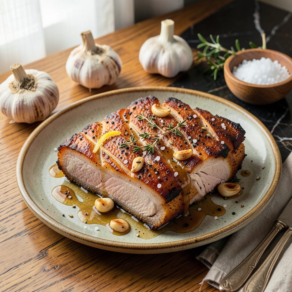 oven roasted pork belly recipe detailed visual guide