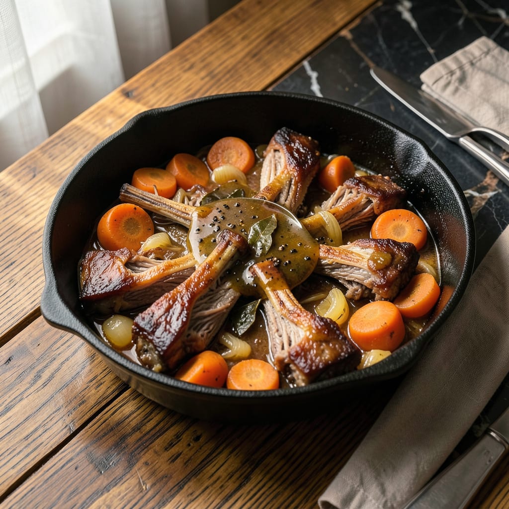 Oxtail in Oven Recipe: Fall Off the Bone Richness With Deep Gravy detailed visual guide