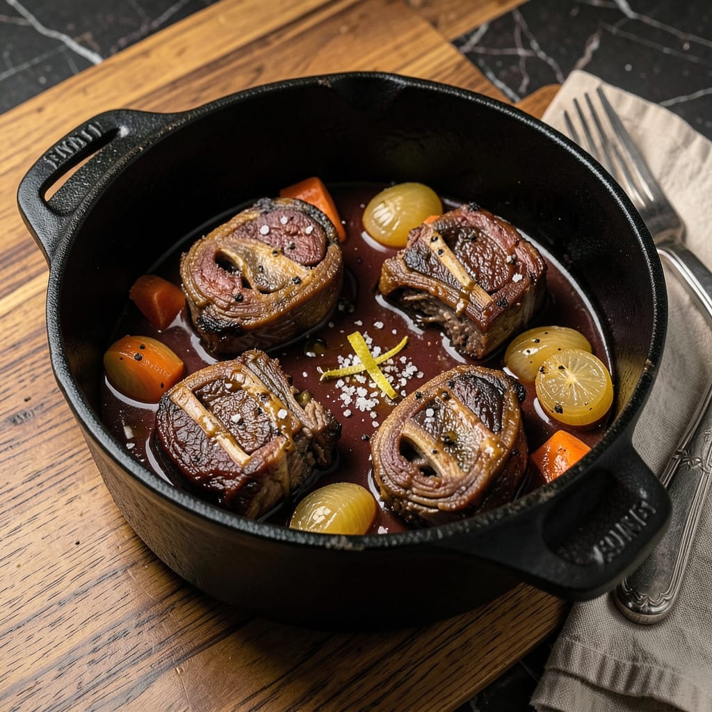 Complete Oxtail Recipe Oven: Deeply Braised Richness With Red Wine Gravy overview image