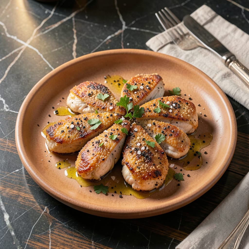 Pan Fried Chicken Livers Recipe: Crispy Edges With Silky Centers illustration with key details