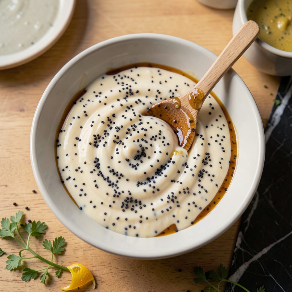 Visual representation of Panera Bread Poppy Seed Dressing Recipe: Tangy Sweet Salad Essence