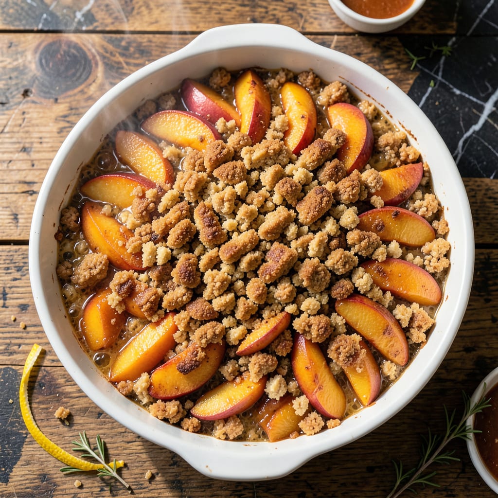 Visual representation of Patti LaBelle Peach Cobbler Recipe: Soulful Sweetness With a Buttery Crust