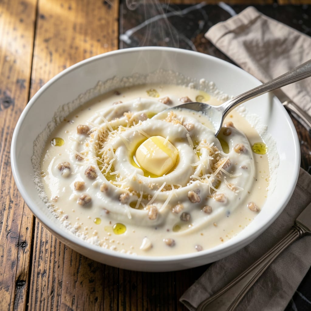 Paula Deen Alfredo Sauce Recipe: Rich and Velvety Parmesan Cream detailed visual guide