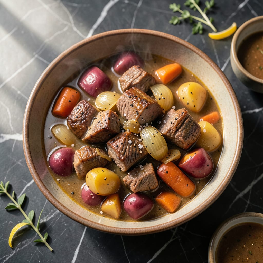 Complete Paula Deen Beef Stew Recipe Slow Cooker: Melt in Your Mouth Tenderness All Day Long overview image