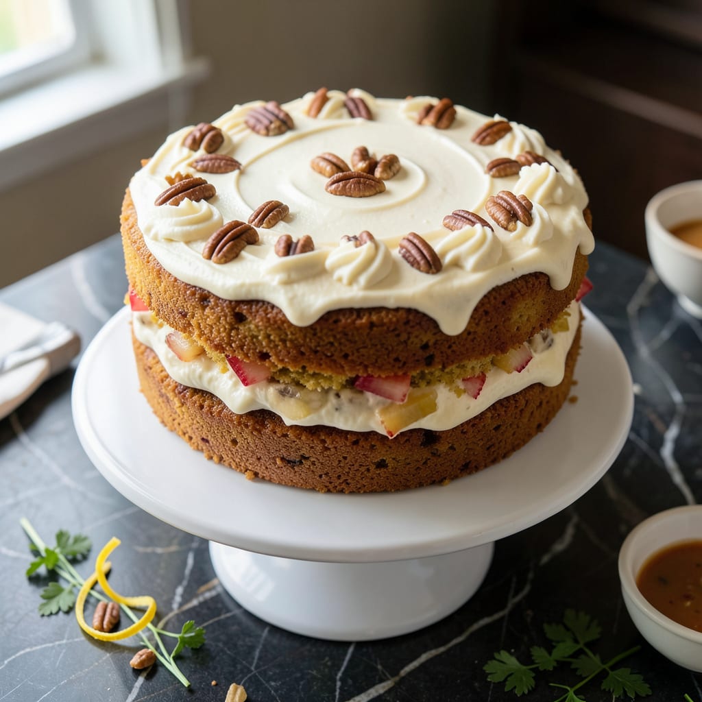 Paula Deen's Hummingbird Cake Recipe: Southern Layers With Pineapple Pecan Magic detailed visual guide