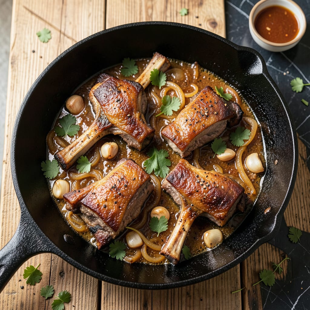 Visual representation of Paula Deen’s Oxtail Recipe: Slow Braised Richness with Southern Soul