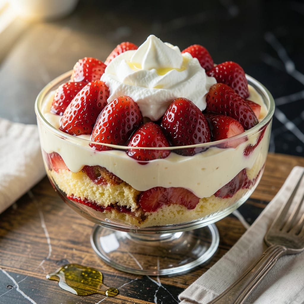 Paula Deen Strawberry Trifle Recipe: Layers of Southern Charm example with annotations