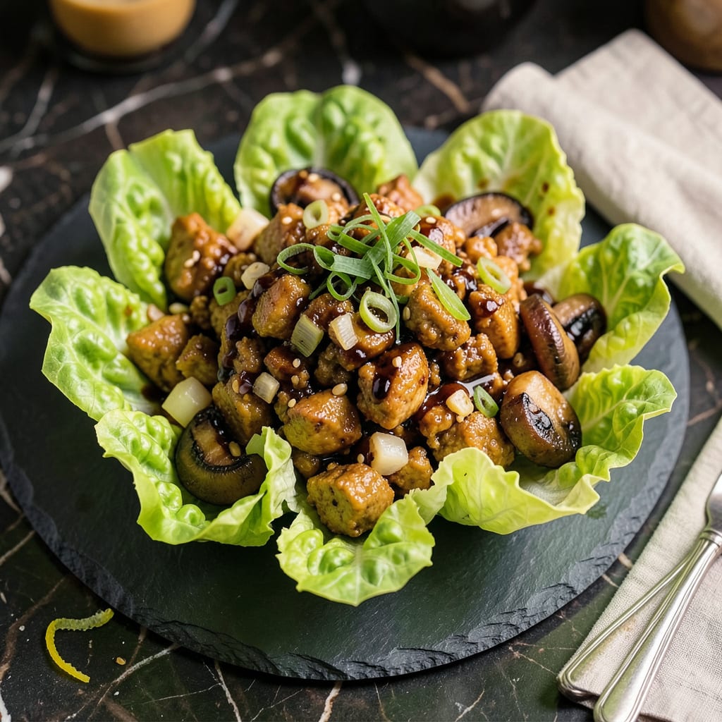 PEI Wei Lettuce Wraps Recipe: Crispy Filling With Sweet Chili Kick detailed visual guide