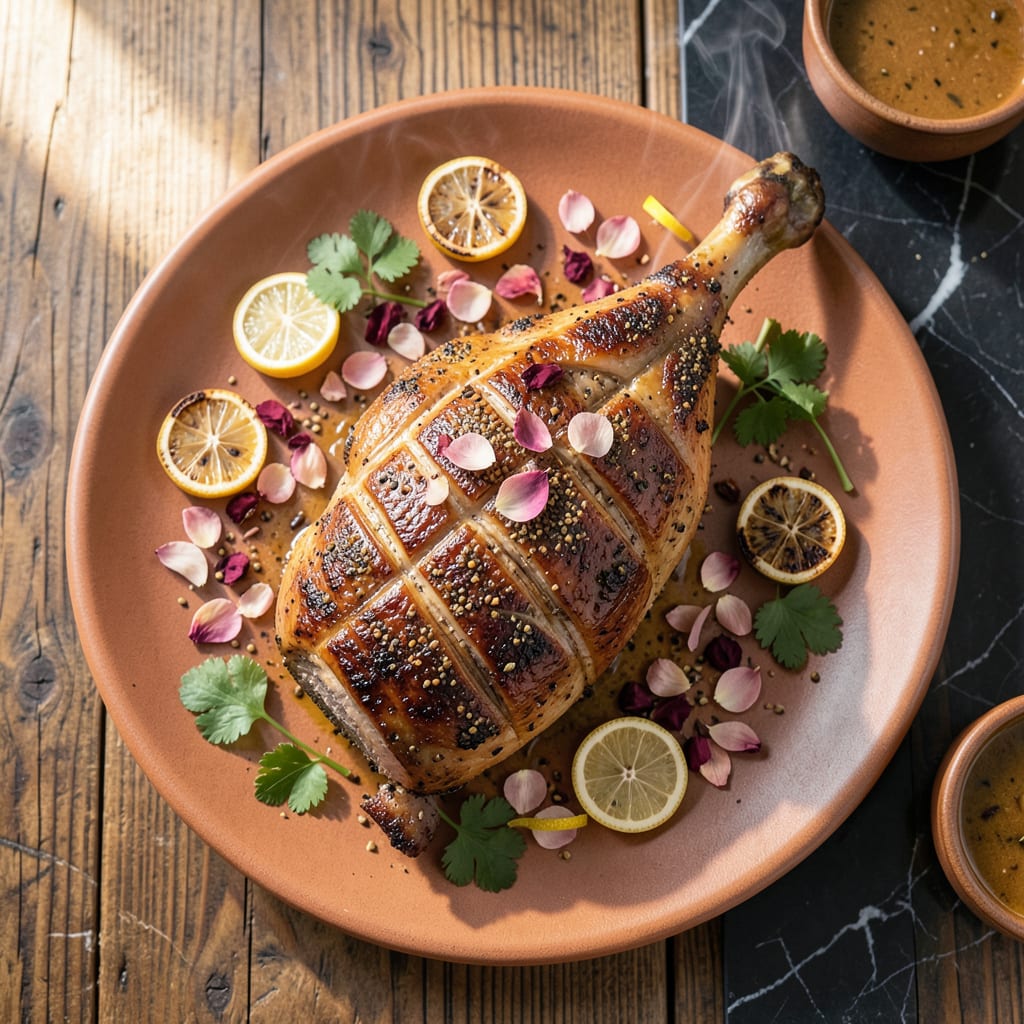 Persian Leg of Lamb Recipe: Slow Roasted With Aromatic Spices detailed visual guide