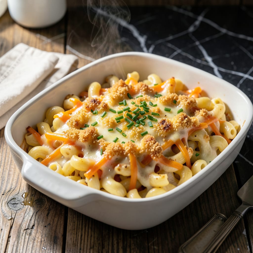 Piccadilly Mac and Cheese Recipe: Copycat Creamy Casserole Magic example with annotations