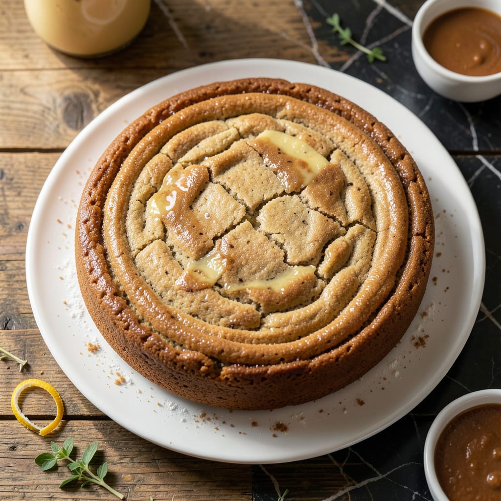 Pillsbury Cookie Cake Recipe: Chewy Edges With Soft Center illustration with key details