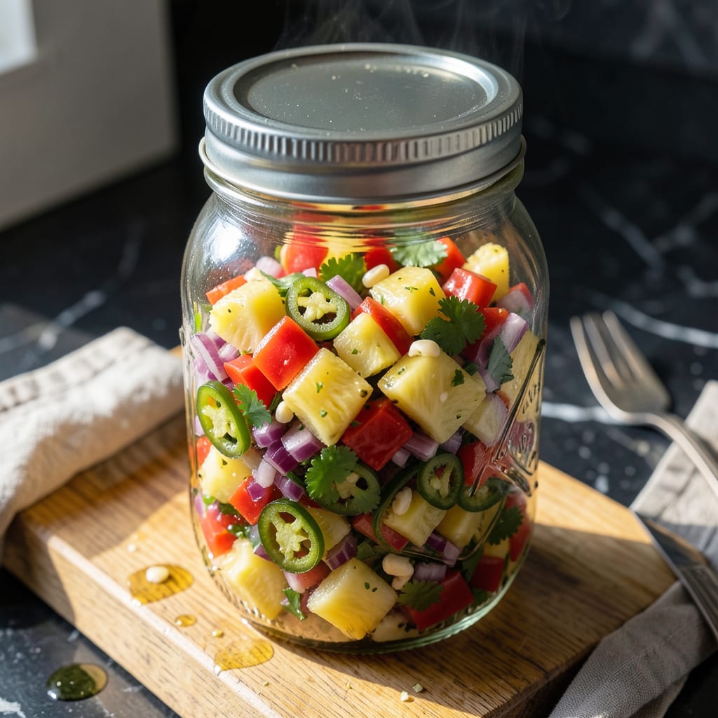 Visual representation of Pineapple Salsa Recipe for Canning: Sweet Heat in Every Jar