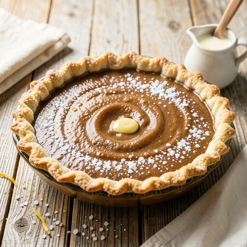Pioneer Woman's Buttermilk Pie Recipe: Silky Custard in a Flaky Homemade Crust illustration with key details