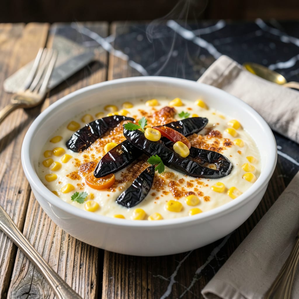 Complete Poblano Cream Corn Brulee Recipe: Smoky Sweetness With a Caramelized Crust overview image
