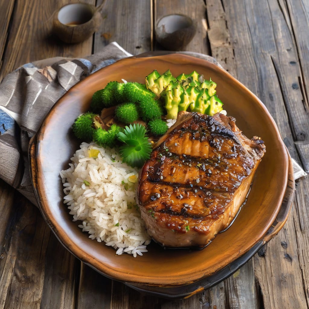 Visual representation of Pork Chop and Rice Crockpot Recipe: Tender Comfort Food in a Bowl