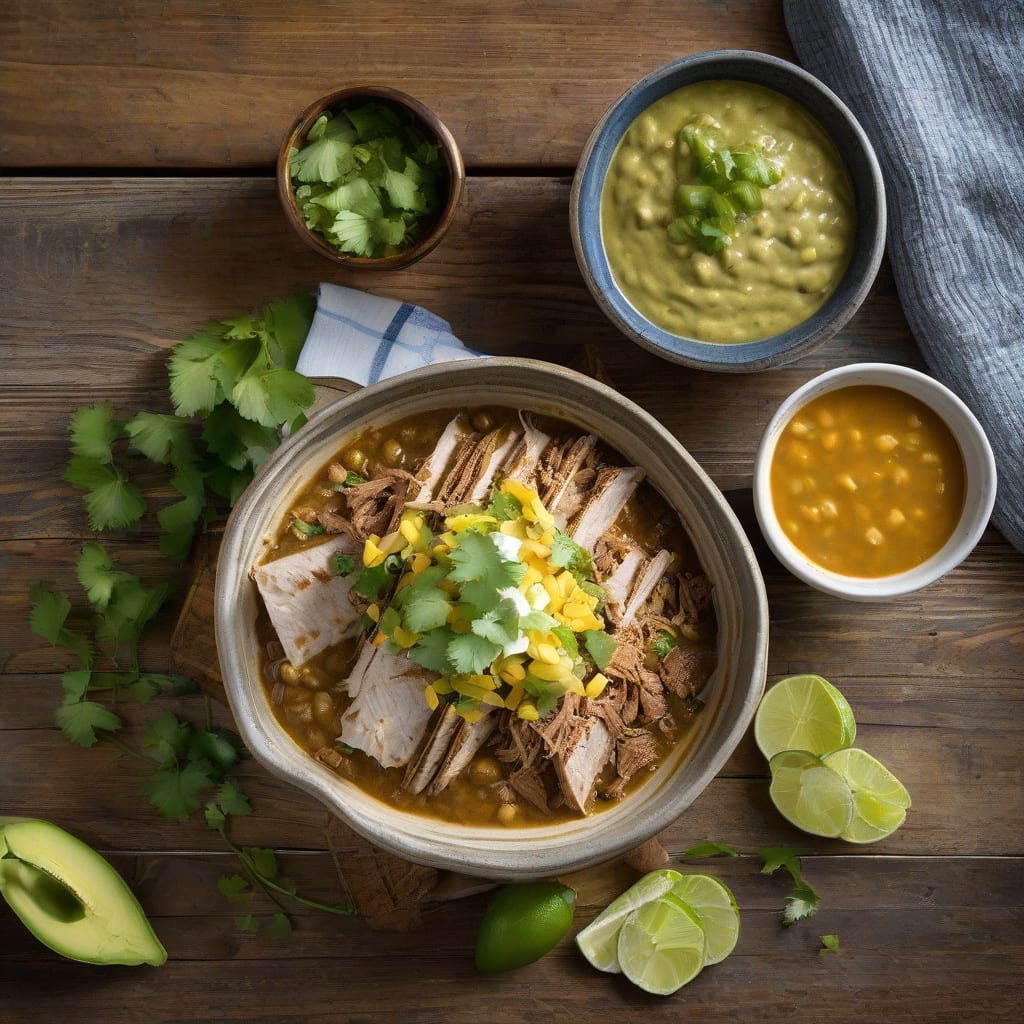 pork green chili burrito recipe example with annotations