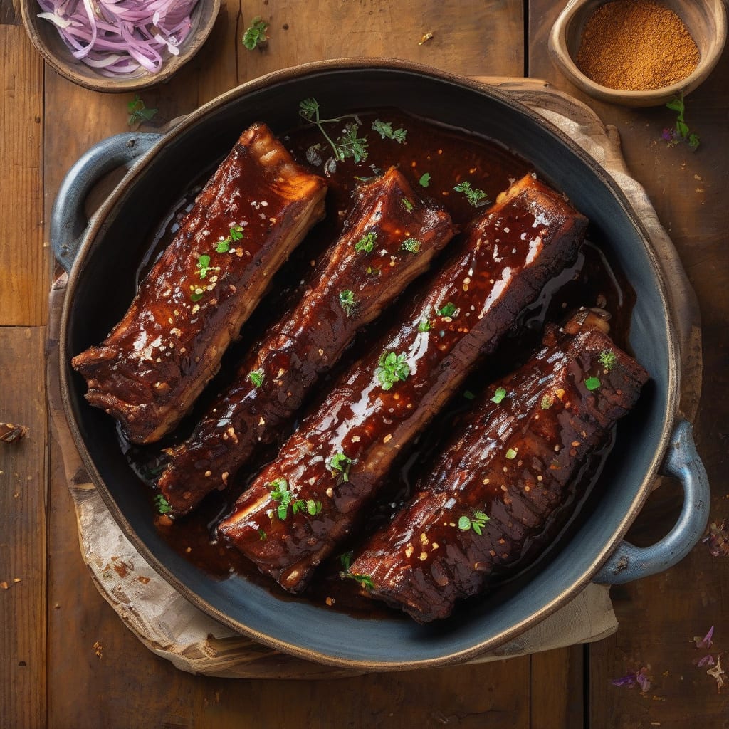 Pork Ribs Country Style Recipe: Fall Off The Bone Tender Perfection illustration with key details