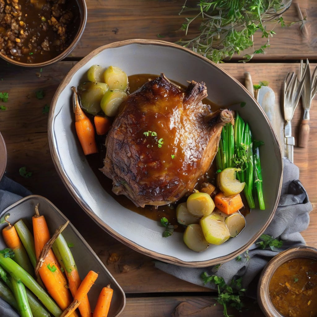 pork shank recipe slow cooker detailed visual guide