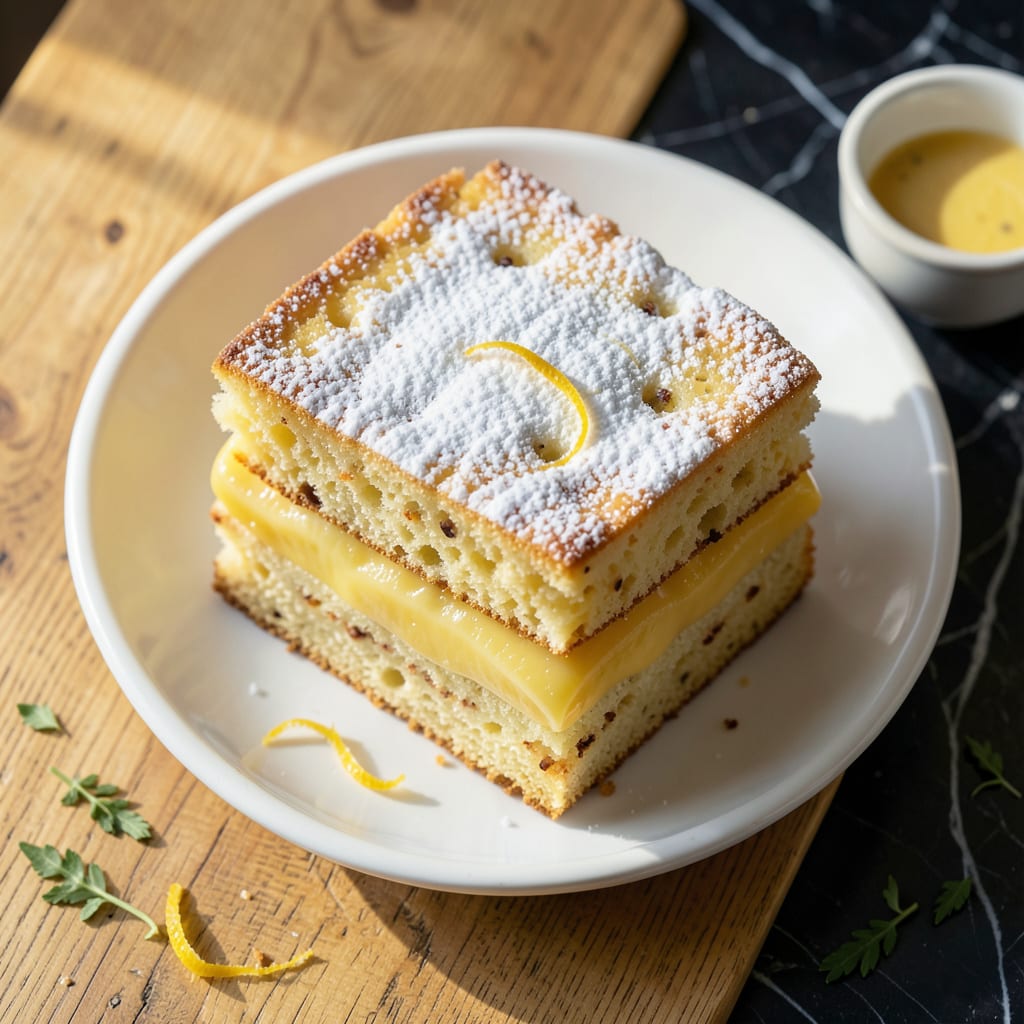 Visual representation of Portillo's Lemon Cake Recipe: Zesty Layers of Citrus Bliss