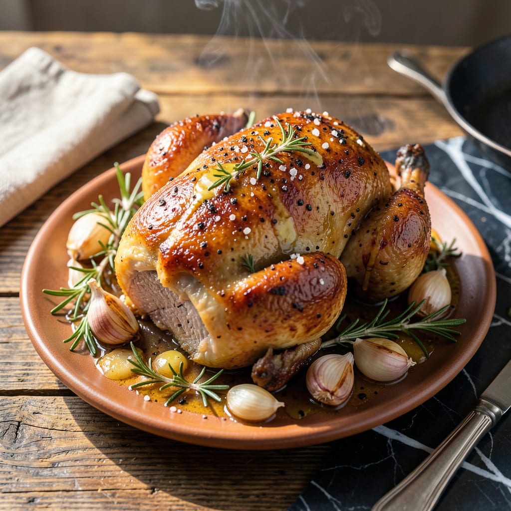 Poulet De Bresse Recipe: French Farmhouse Luxury on Your Plate example with annotations