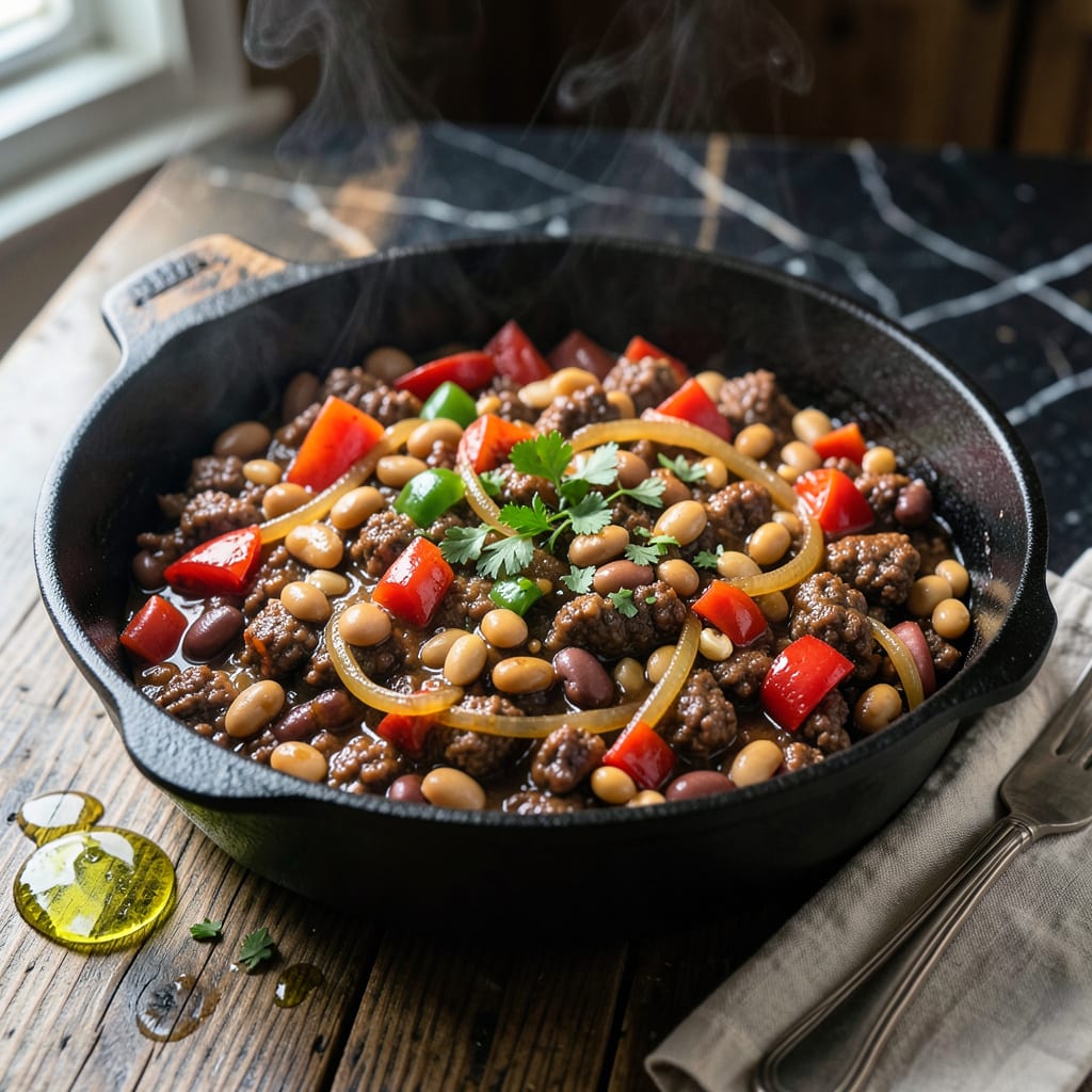 Pride of the West Copycat Recipe: Homestyle Beef and Bean Chilli detailed visual guide
