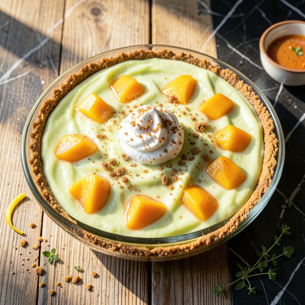Publix Mango Key Lime Pie Recipe: Tropical Twist on a Florida Classic example with annotations