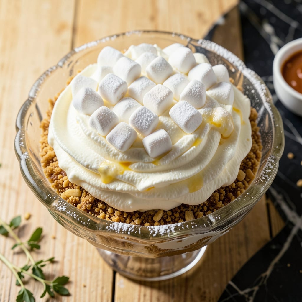 Complete Publix Marshmallow Delight Recipe: Whipped Cream Layers With Vanilla Wafer Crunch overview image