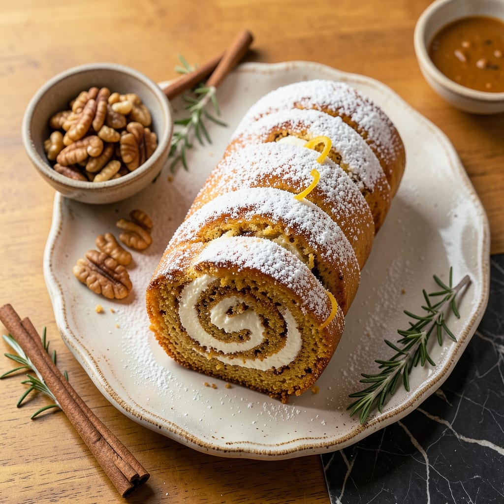 Pumpkin Roll Recipe Pioneer Woman: Spiced Cream Cheese Swirls