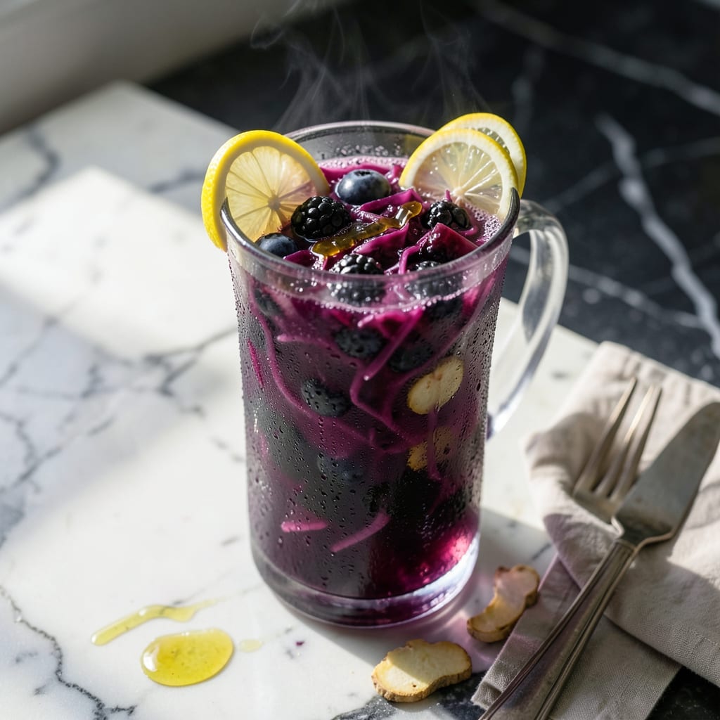 purple fizzy drink recipe for weight loss example with annotations
