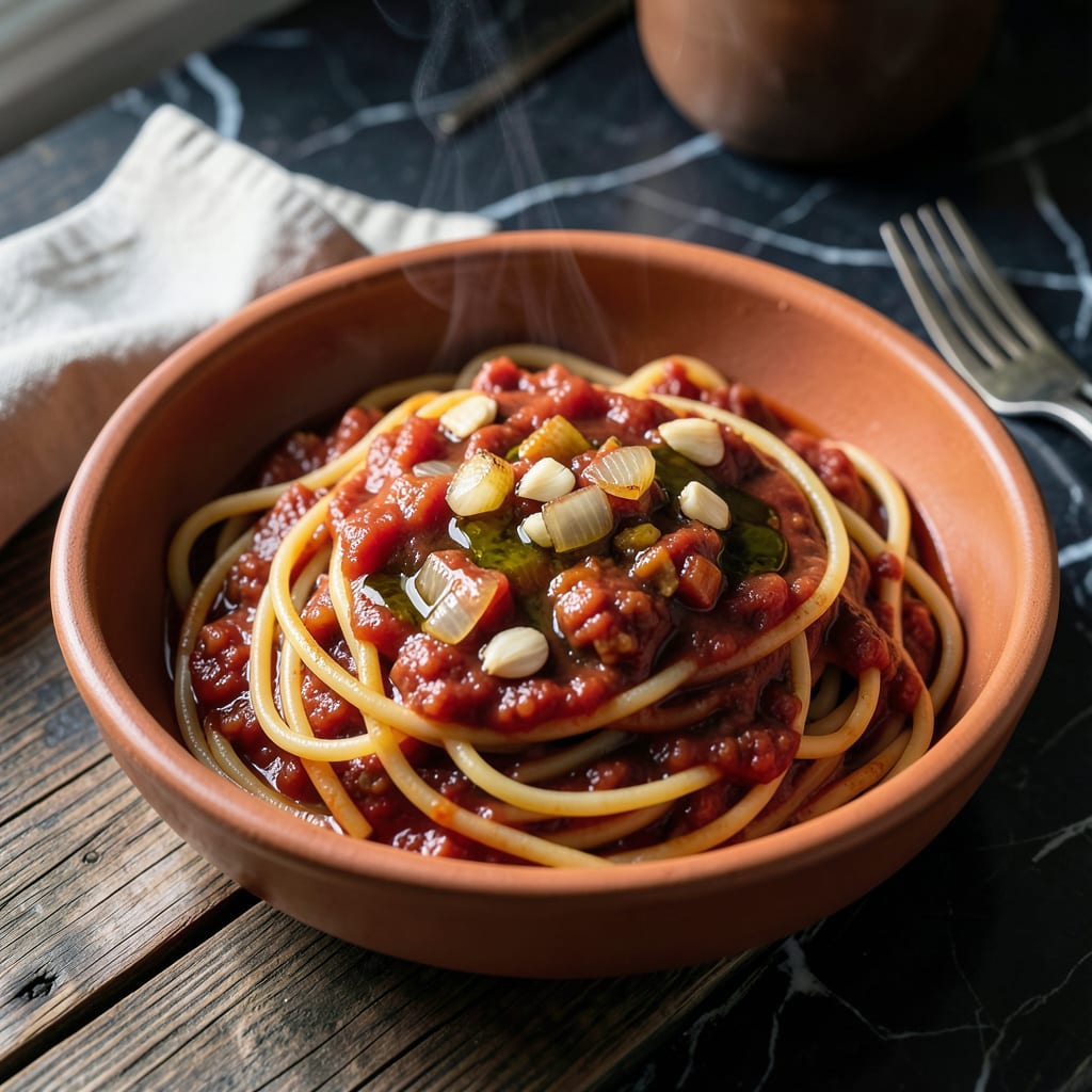 ragu spaghetti sauce recipe example with annotations