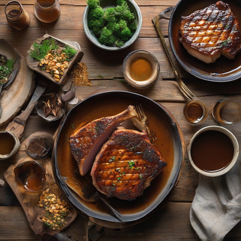 Comprehensive Recipe for Broiled Pork Chops: Juicy and Caramelized in Minutes visual reference