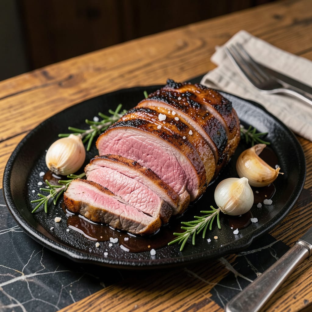 Complete recipe for eye round roast overview image