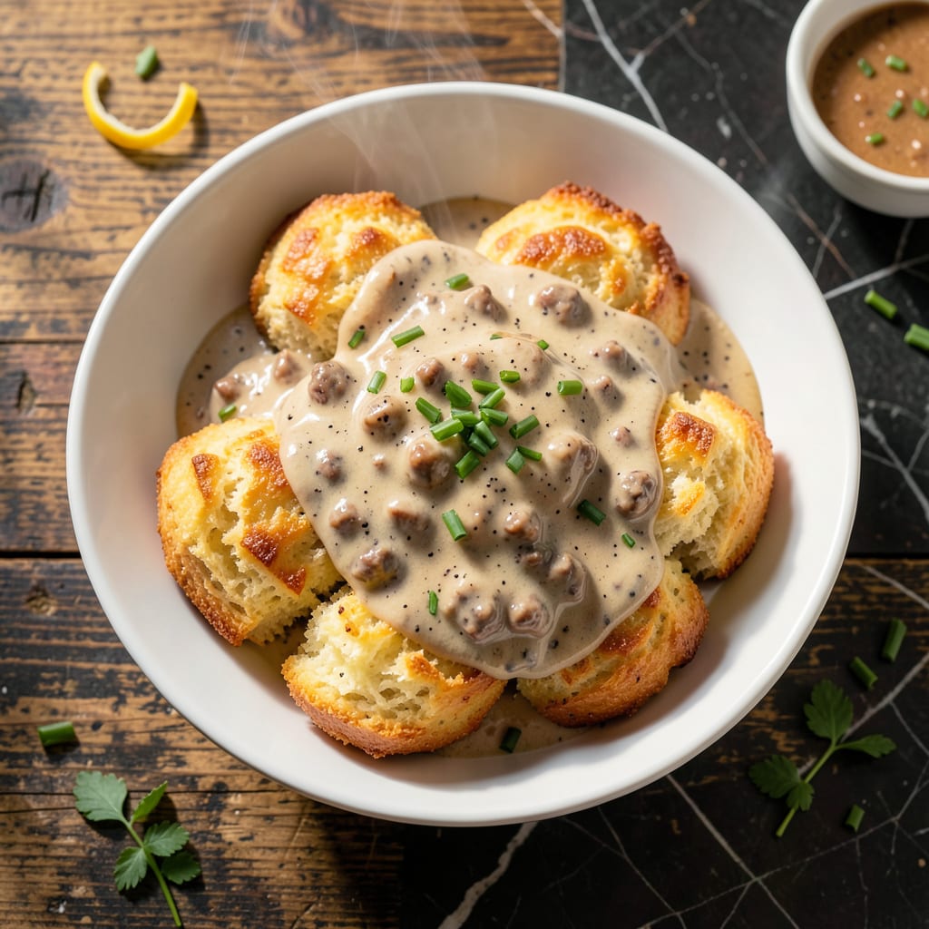 Recipe Rehab Biscuits and Gravy: Southern Style Comfort Classic detailed visual guide
