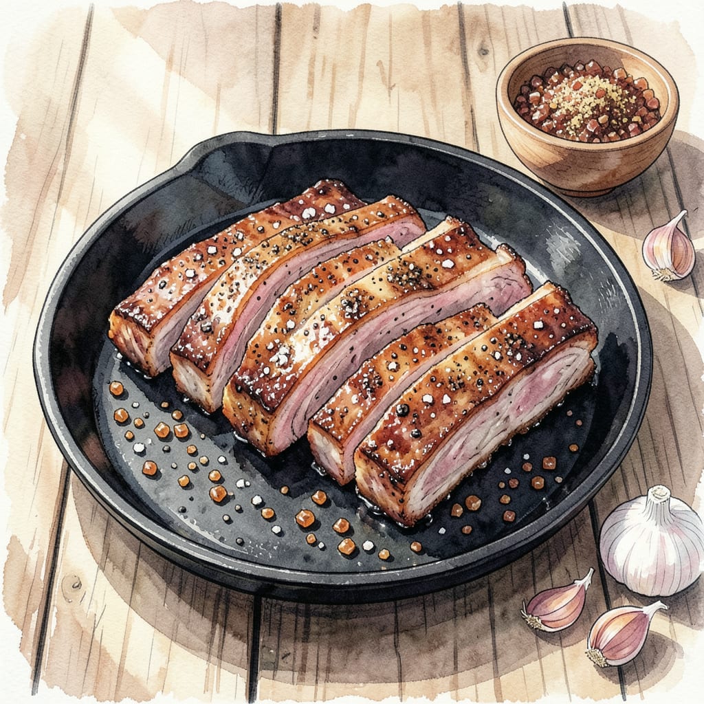 Visual representation of Ribs Recipe Without BBQ Sauce: Smoky Dry Rub Crust With Oven Baked Ease