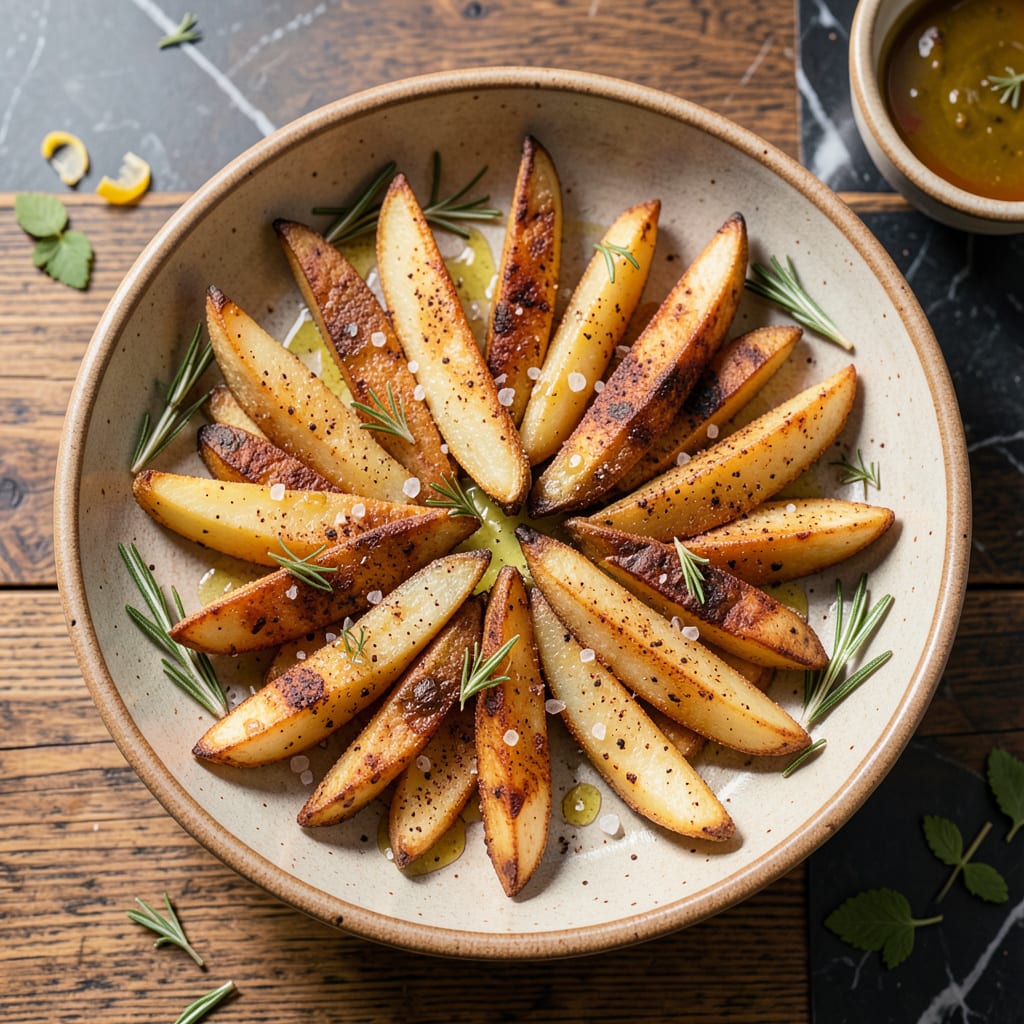 Visual representation of Royal Farms Potato Wedges Recipe: Crispy Golden Edges With Signature Seasoning