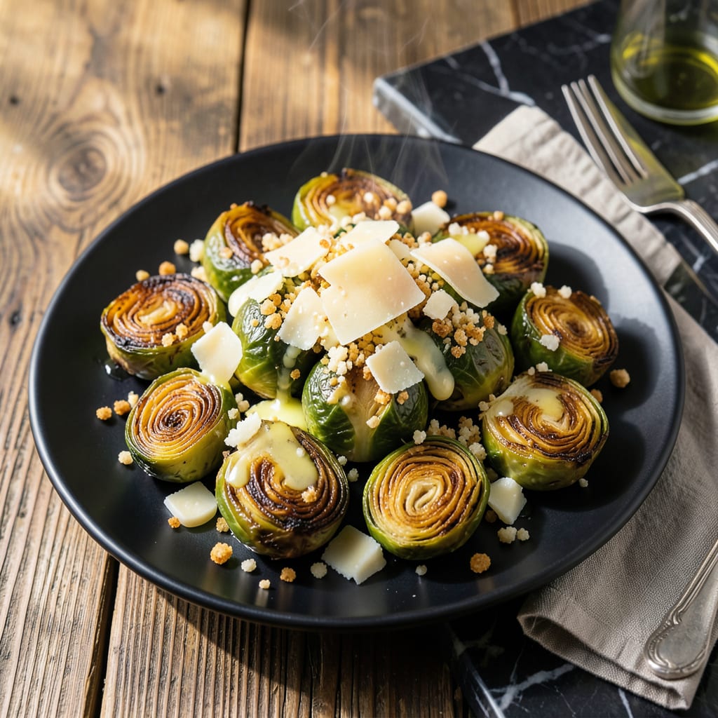 Visual representation of ruths chris brussel sprouts recipe
