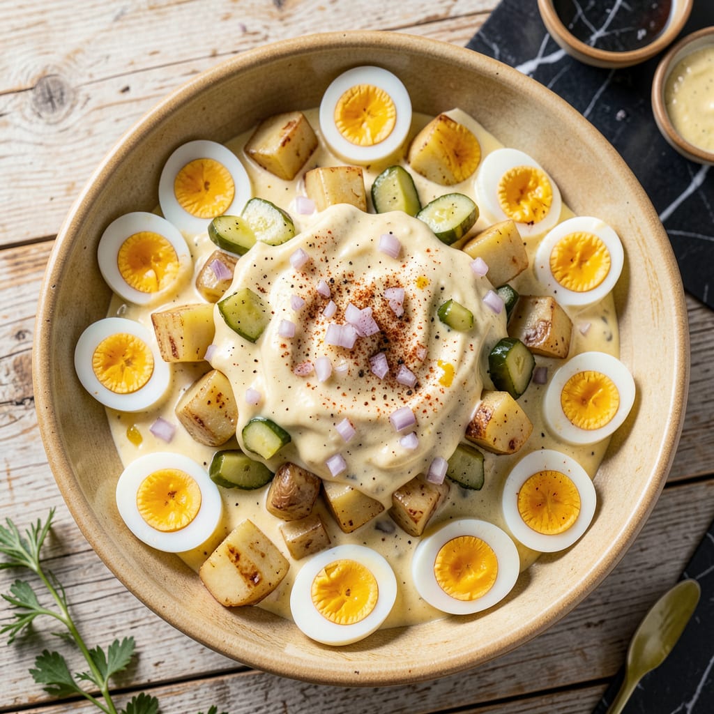 Salt Lick Potato Salad Recipe: Texas BBQ’s Creamy Secret Side example with annotations