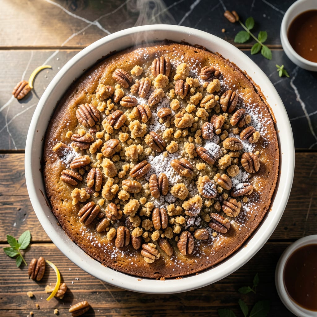 Visual representation of Sara Lee Pecan Coffee Cake Recipe: Moist Crumb With Buttery Streusel