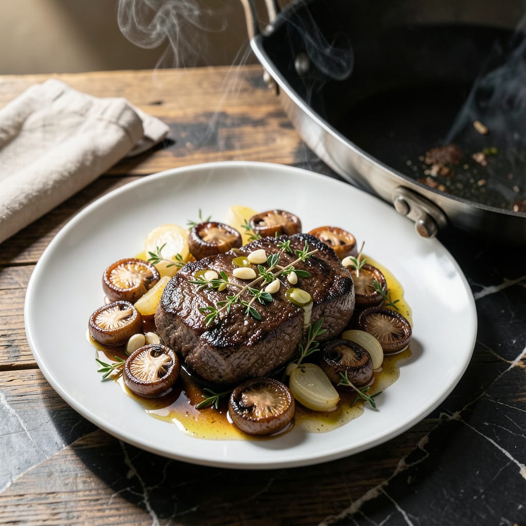 Sauteed Mushrooms Recipe for Steak: Garlic Infused Ideal Pairing detailed visual guide