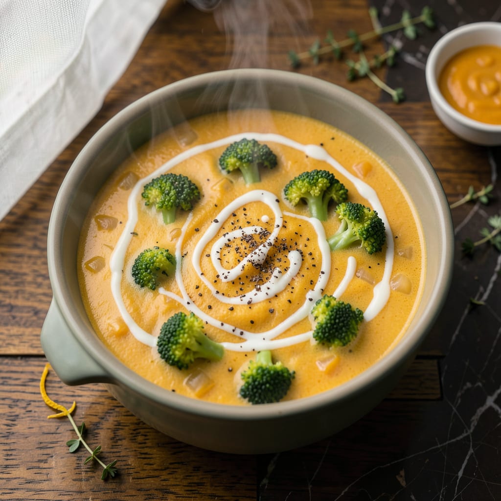 Schlotzsky's Broccoli Cheese Soup Recipe: Creamy Copycat Comfort in 30 Minutes detailed visual guide