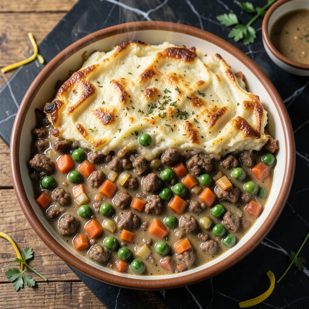 Comprehensive shepherds pie recipe with cream of mushroom soup visual reference