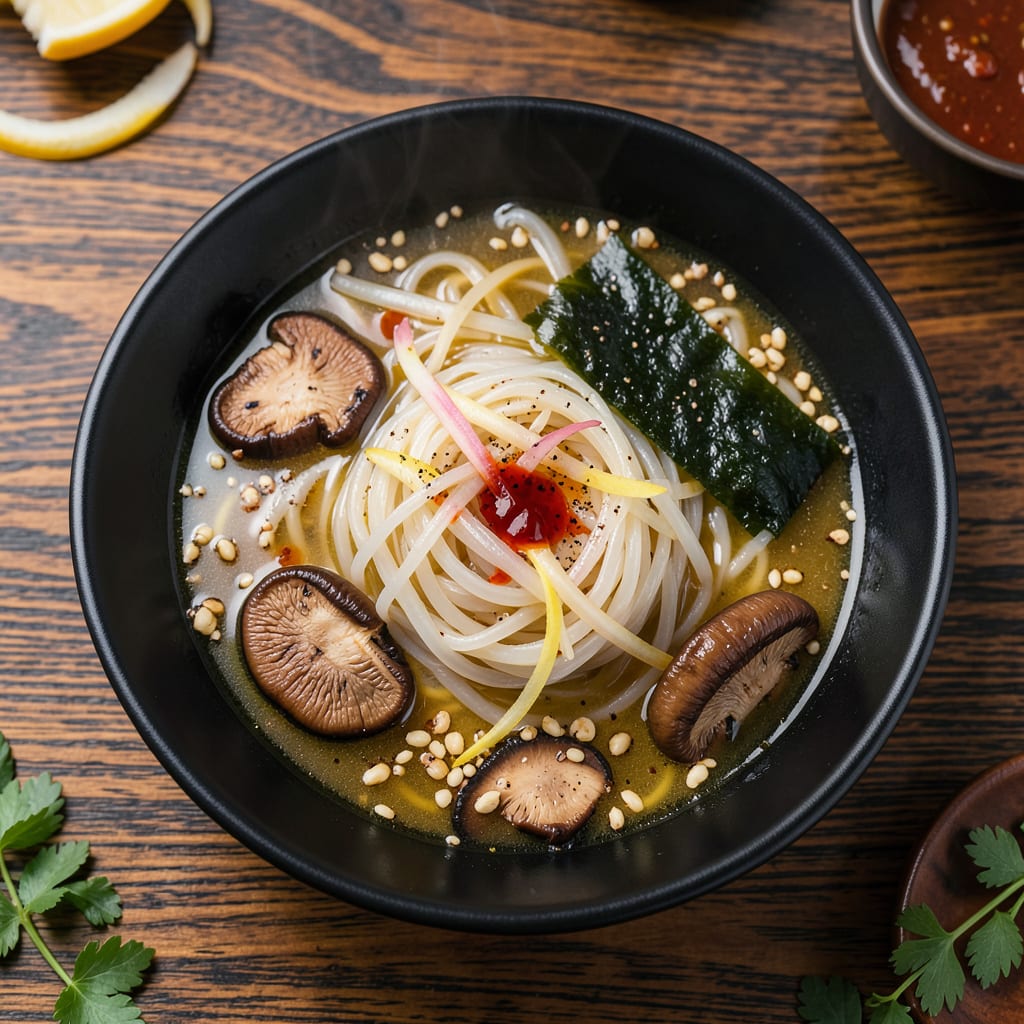 Shirataki Ramen Recipe: Low Carb Comfort in a Steaming Bowl detailed visual guide