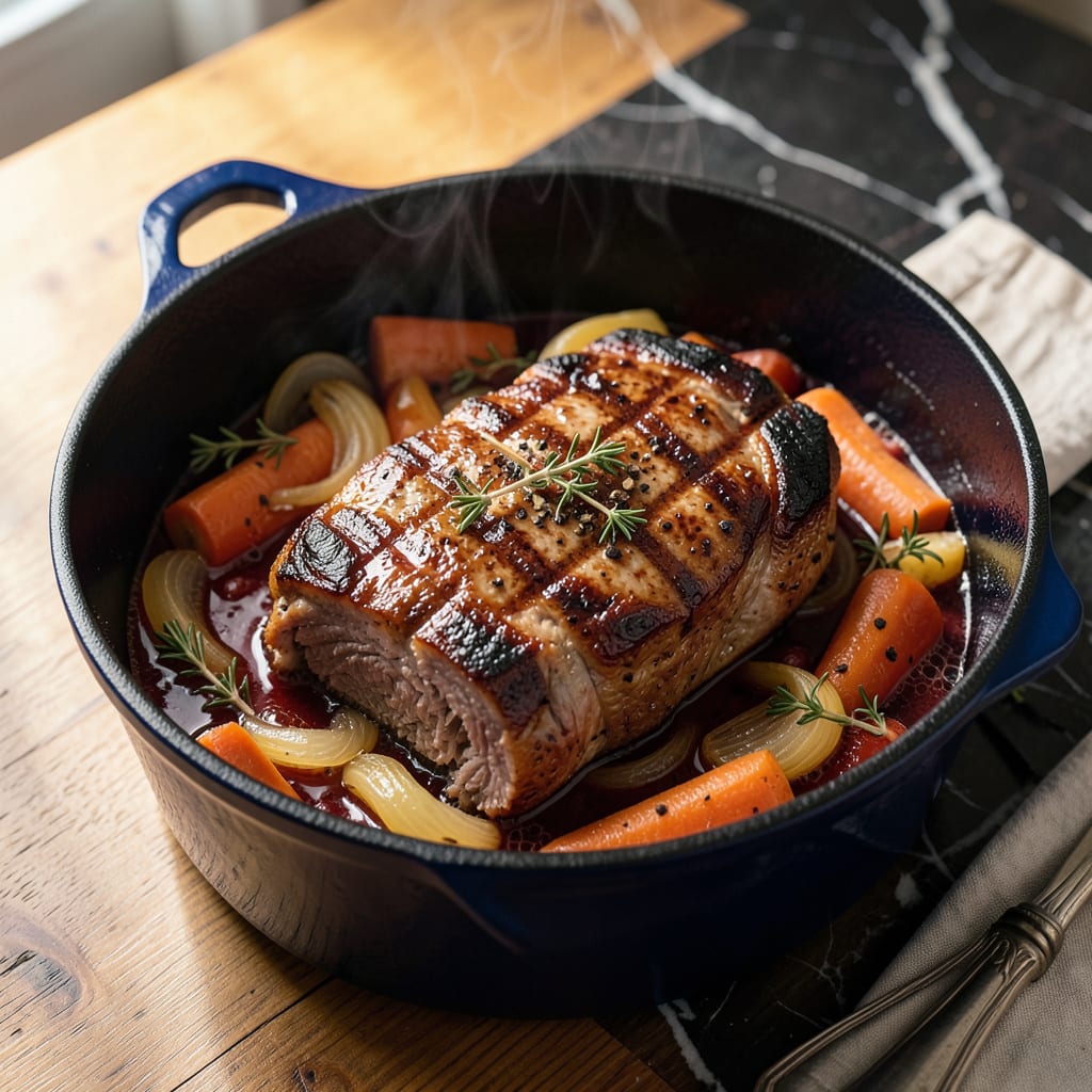 Complete Shoulder Chuck Roast Recipe: Red Wine Braised Melting Pot of Savory Depth overview image