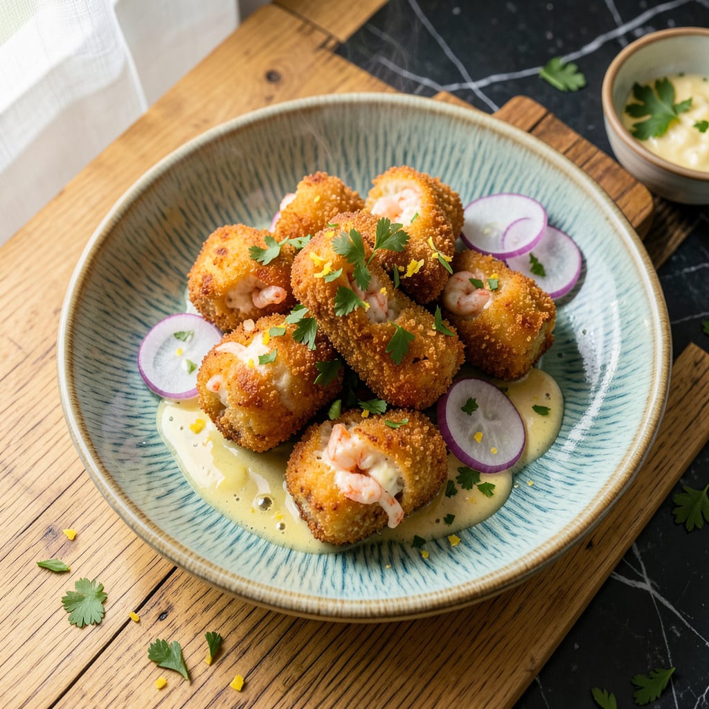 Shrimp Croquettes Recipe: Crispy Golden Bites With Creamy Centers